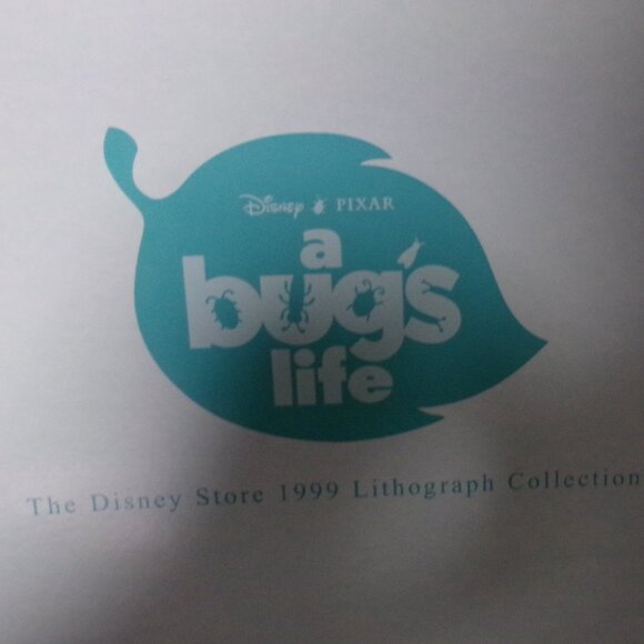 Exclusive Disney Lithographs:Toy Story 1 and 2 and a Bug's Life plus Bug's VHS - Picture 14 of 15